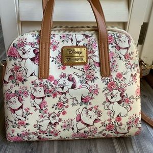 Marie Loungefly Aristocats floral purse
